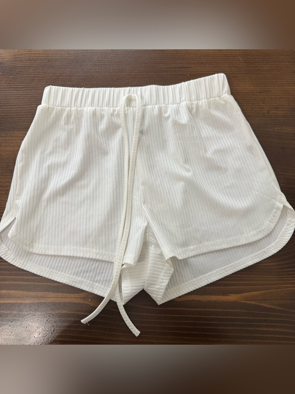 Shein white shorts
